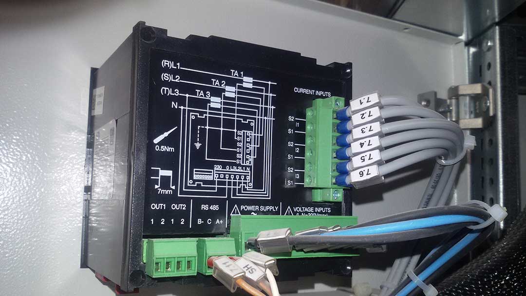 Particolare quadro elettrico