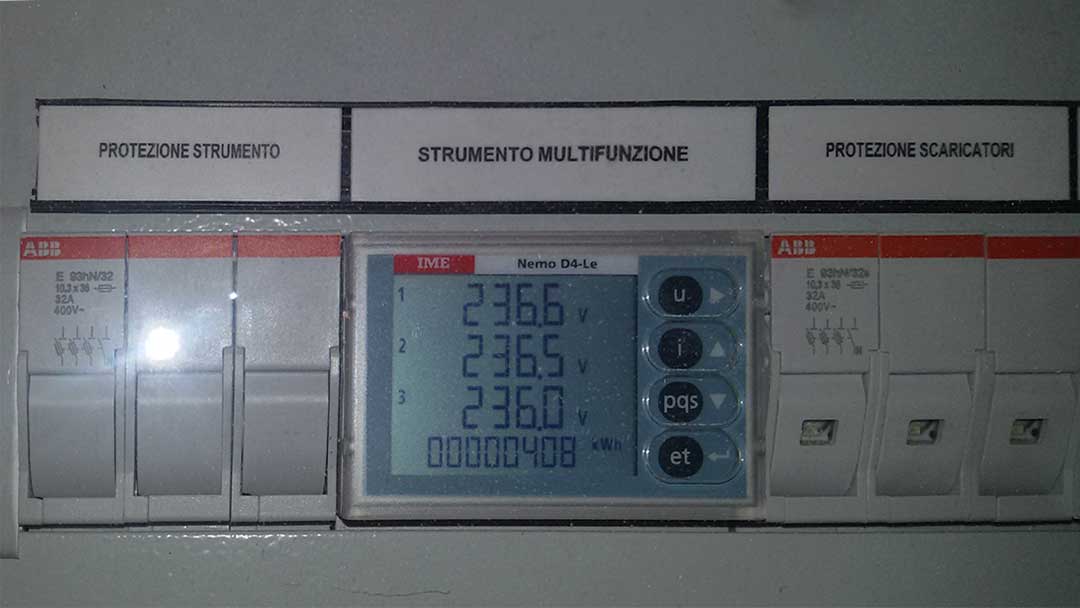 Particolare quadro elettrico